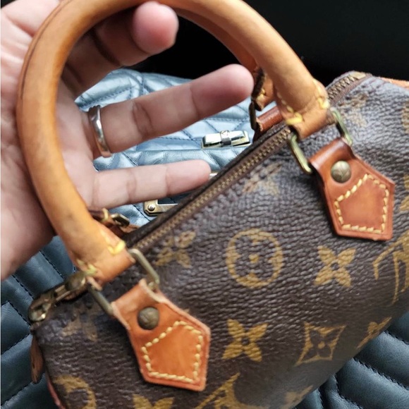 Clearance!  Rare!! Authentic Louise Vuitton Speedy mini HL. TH0979 - Picture 10 of 16